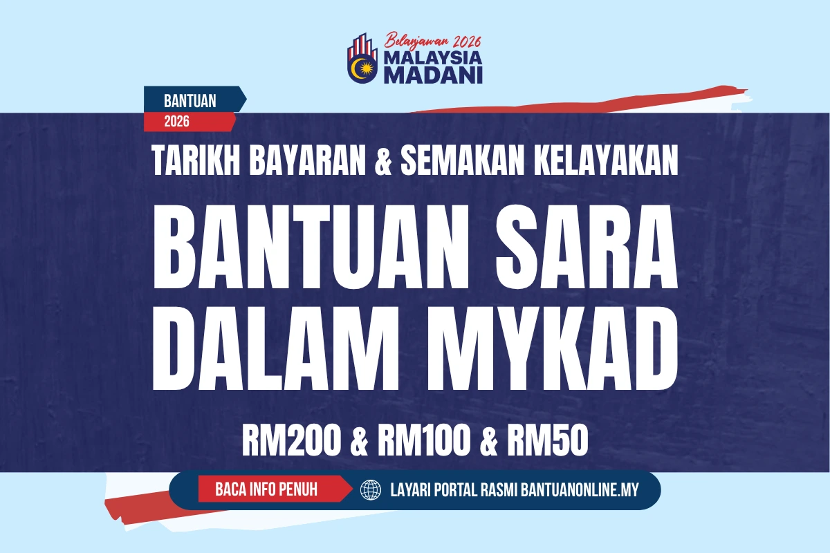 SARA 2026 TARIKH BAYARAN