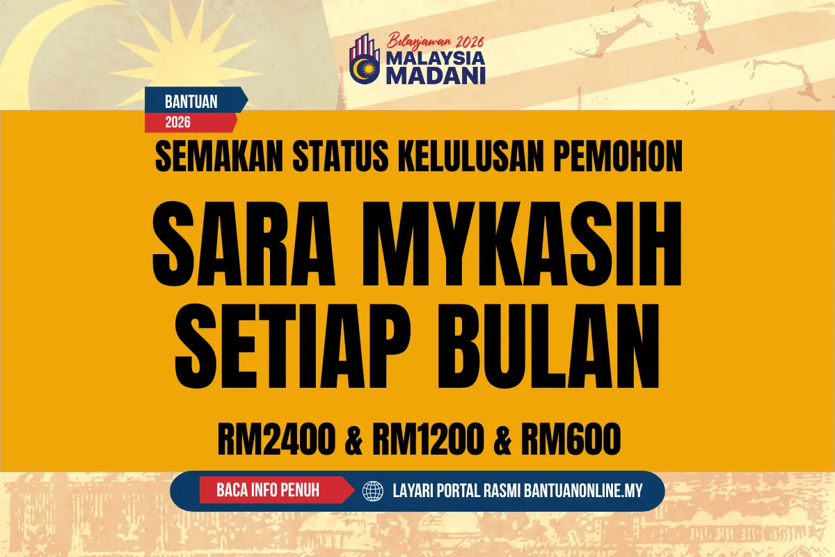 SARA MYKASIH 2026 SETIAP BULAN