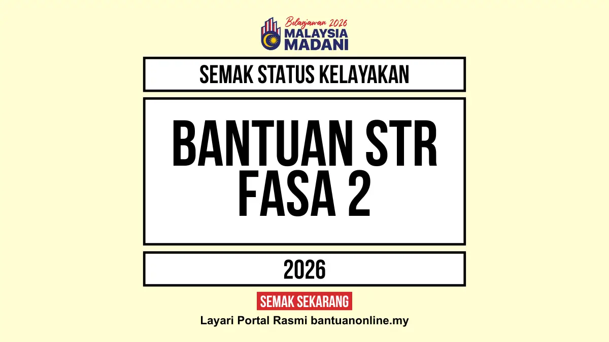 SEMAK STATUS STR 2026