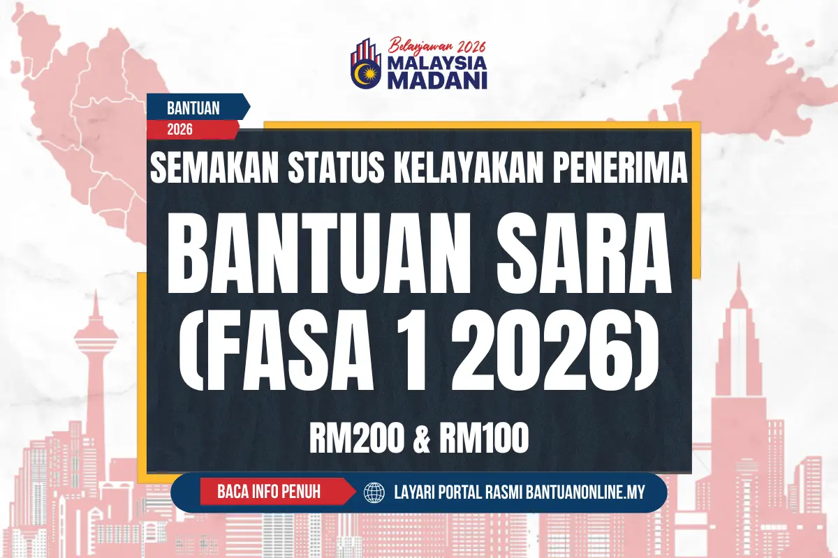 SEMAKAN STATUS SARA 2026 FASA 1