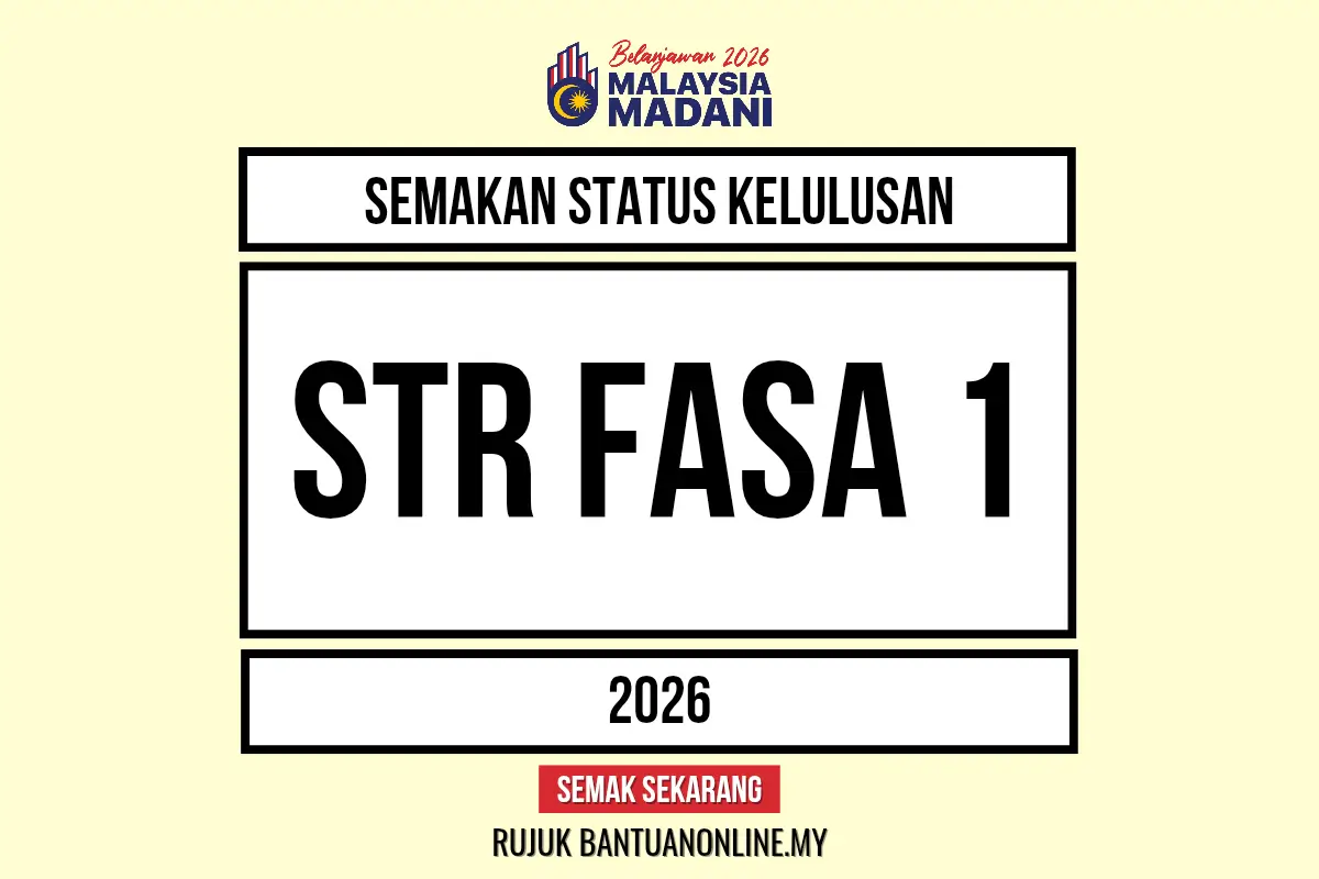 SEMAKAN STATUS STR FASA 1 2026