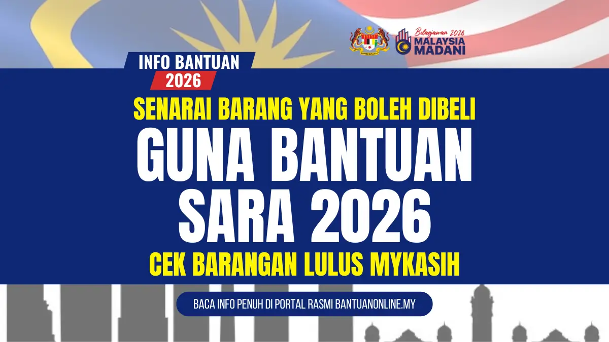 SENARAI BARANG SARA 2026