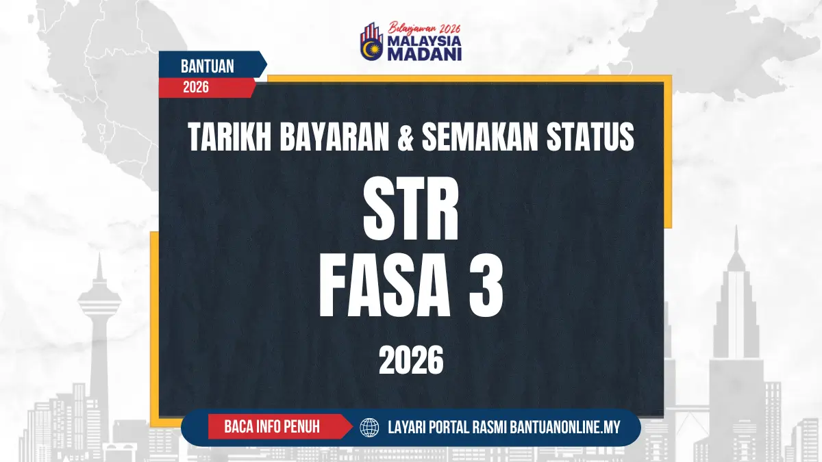STR 2026 TARIKH BAYAR