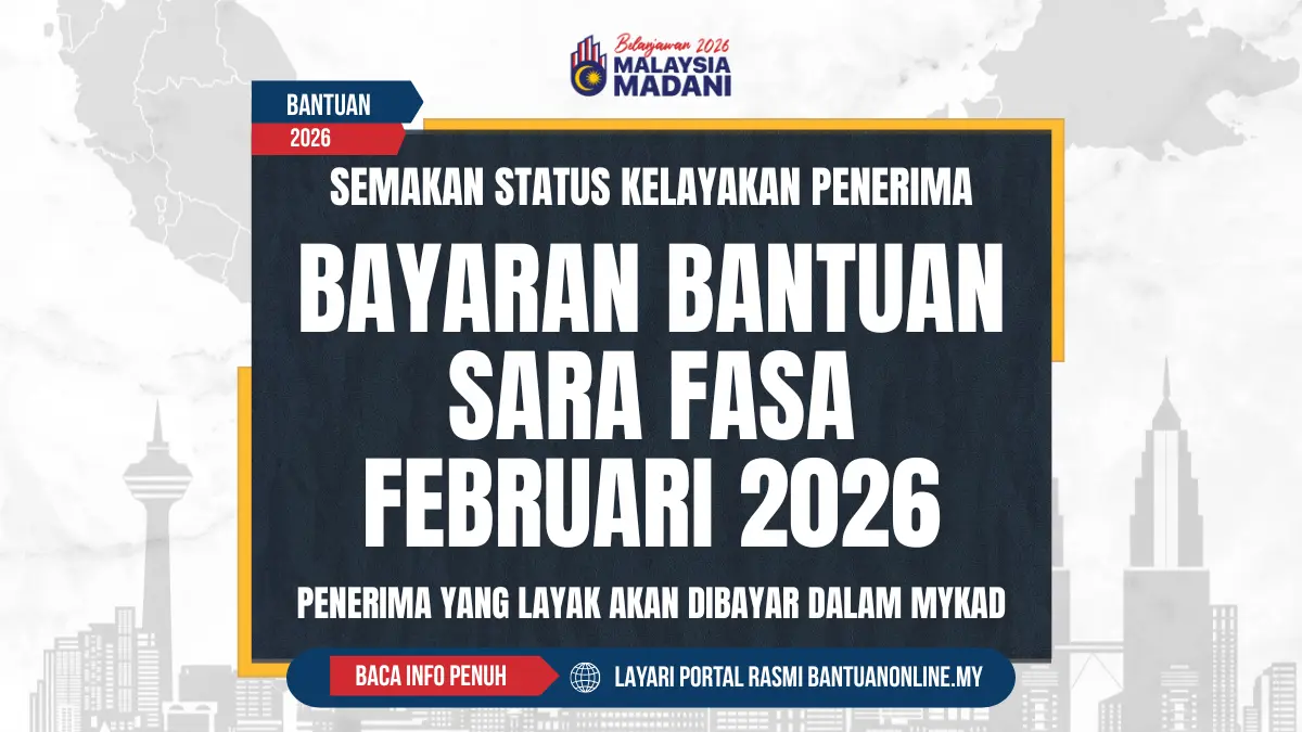 BANTUAN ASAS RAHMAH FASA FEBRUARI 2026