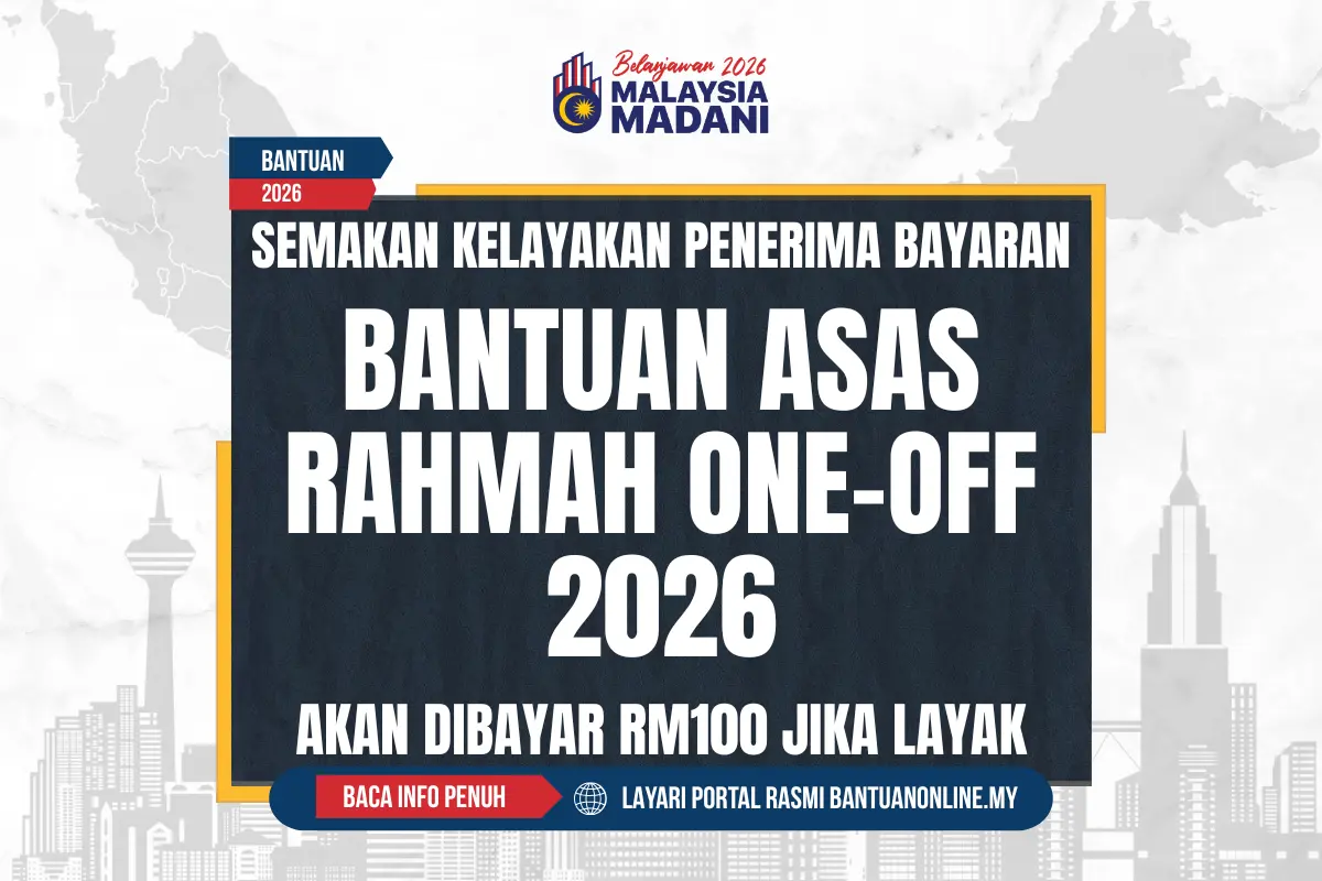BANTUAN ASAS RAHMAH ONE OFF 2026