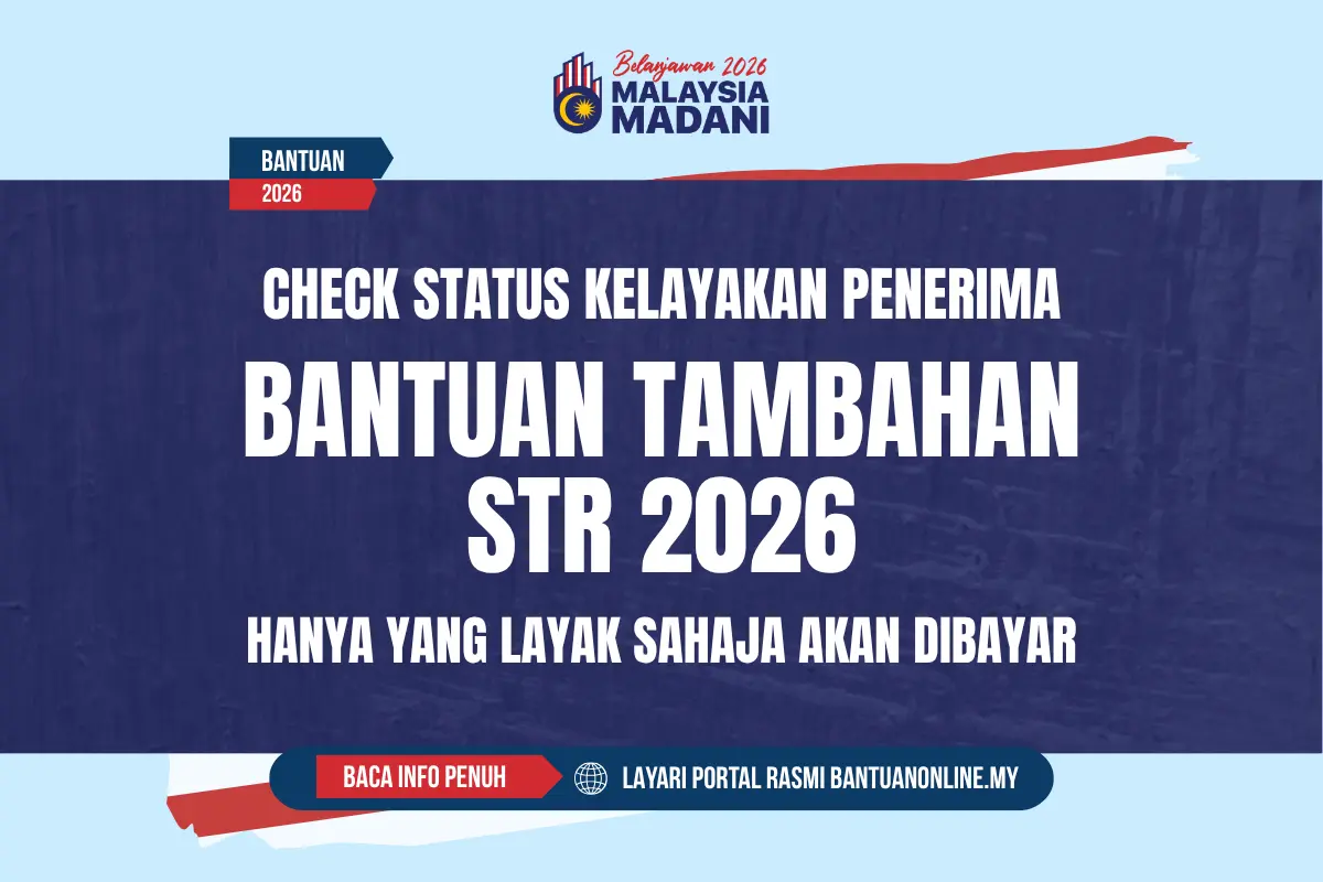 CEK DUIT BANTUAN TAMBAHAN STR 2026