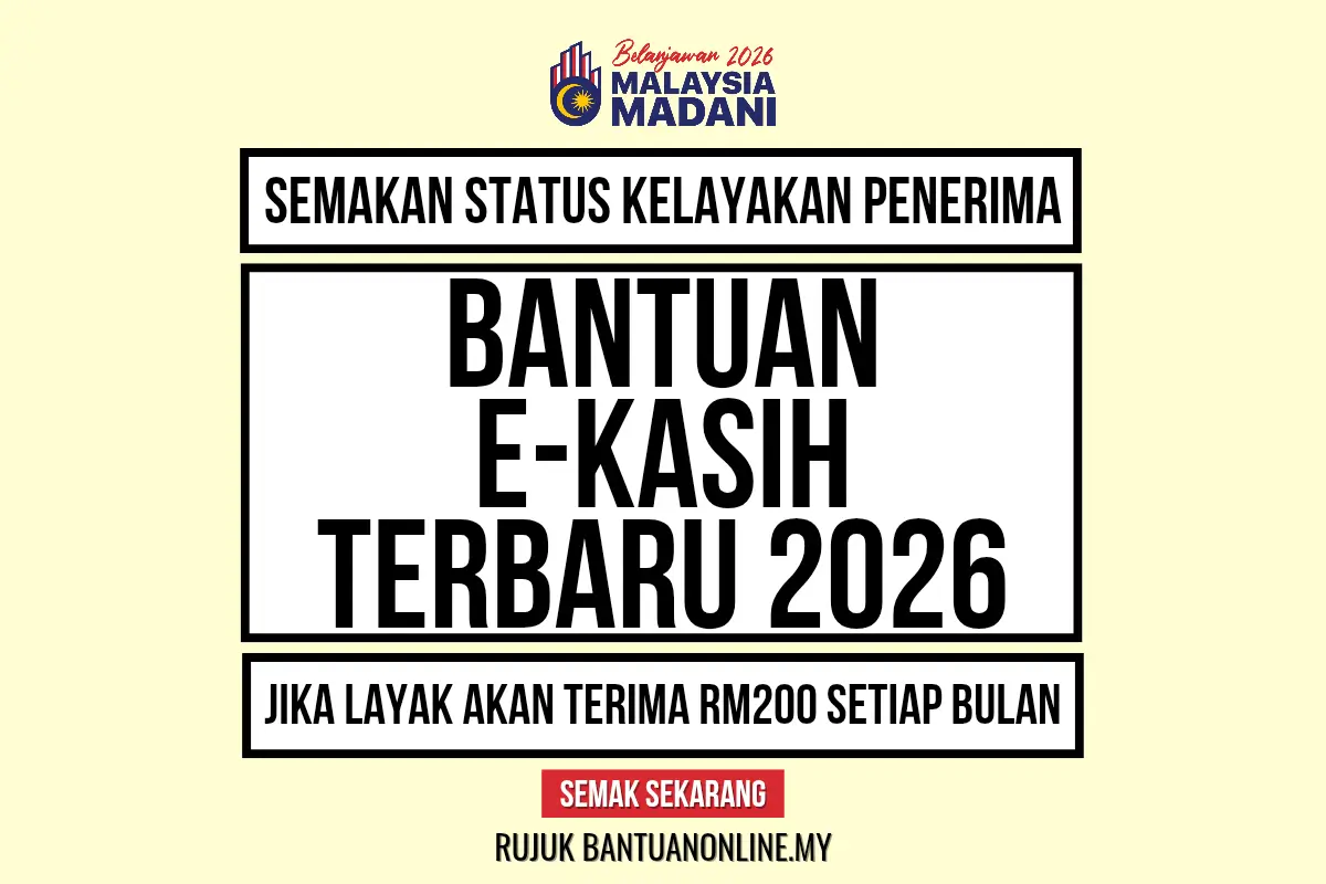 EKASIH 2026 SEMAKAN STATUS