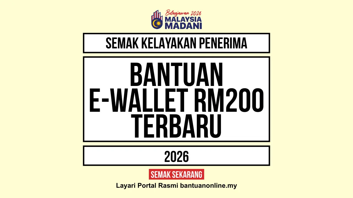 EWALLET RM200 PEMBAYARAN 2026