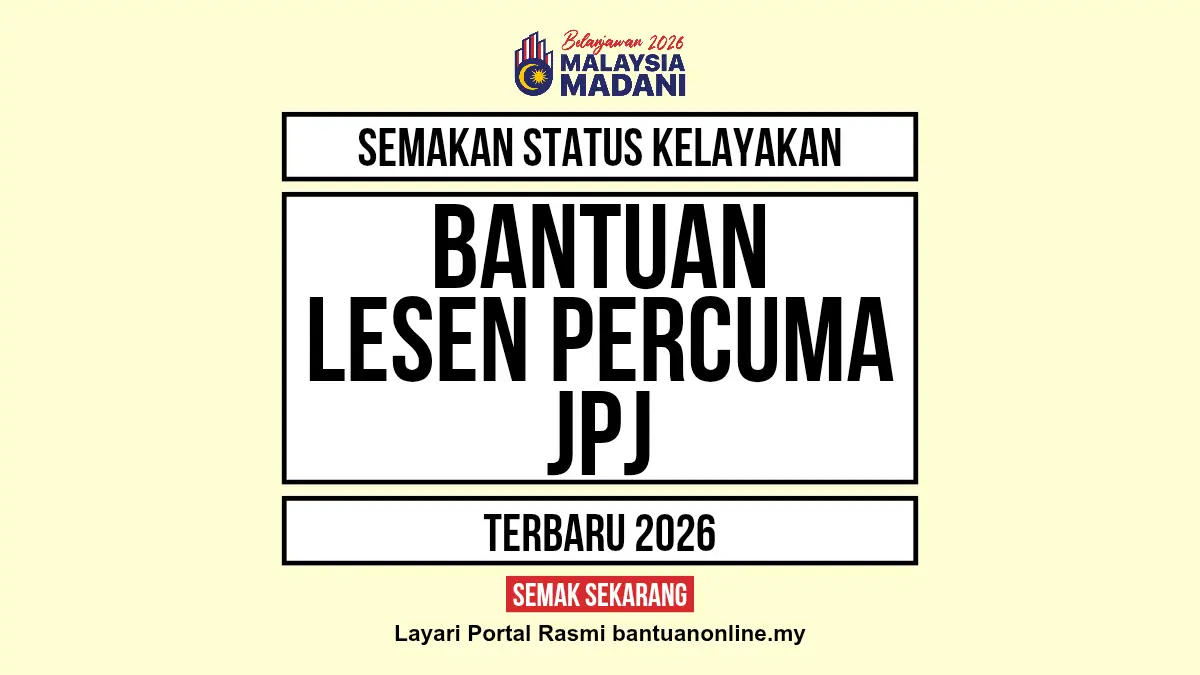 JPJ LESEN PERCUMA 2026