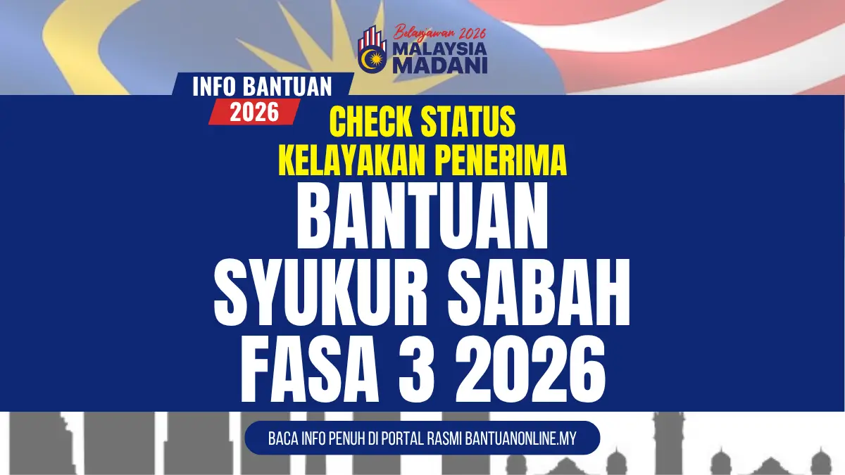 CHECK KELAYAKAN SYUKUR SABAH