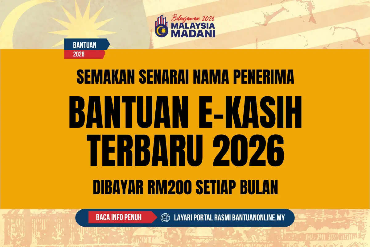 SEMAK EKASIH 2026 ONLINE
