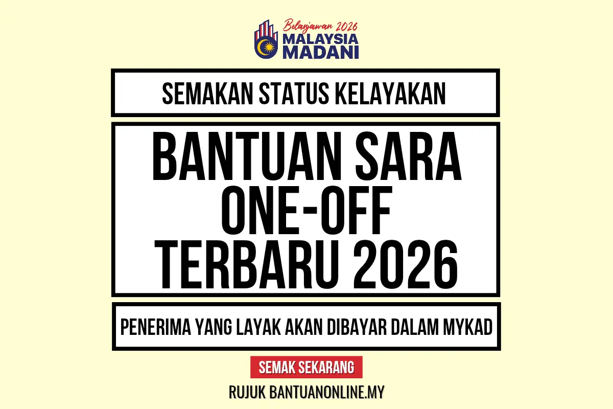 SEMAKAN KELAYAKAN SARA ONE OFF 2026