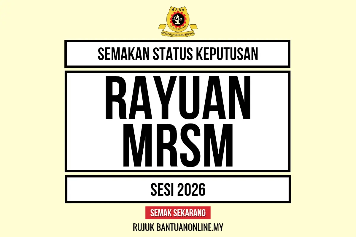 SEMAKAN KEPUTUSAN RAYUAN MRSM