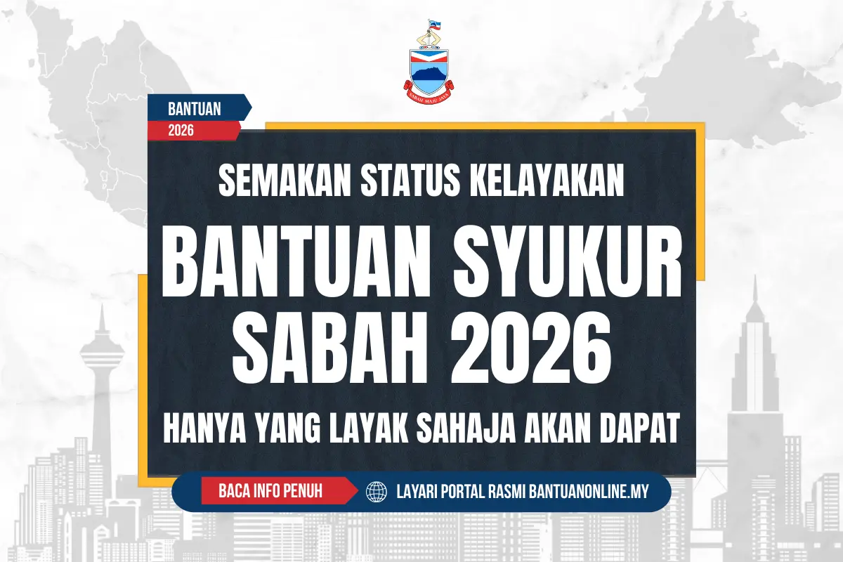 SEMAKAN STATUS BANTUAN SABAH 2026