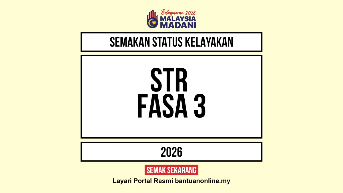 SEMAKAN STATUS STR