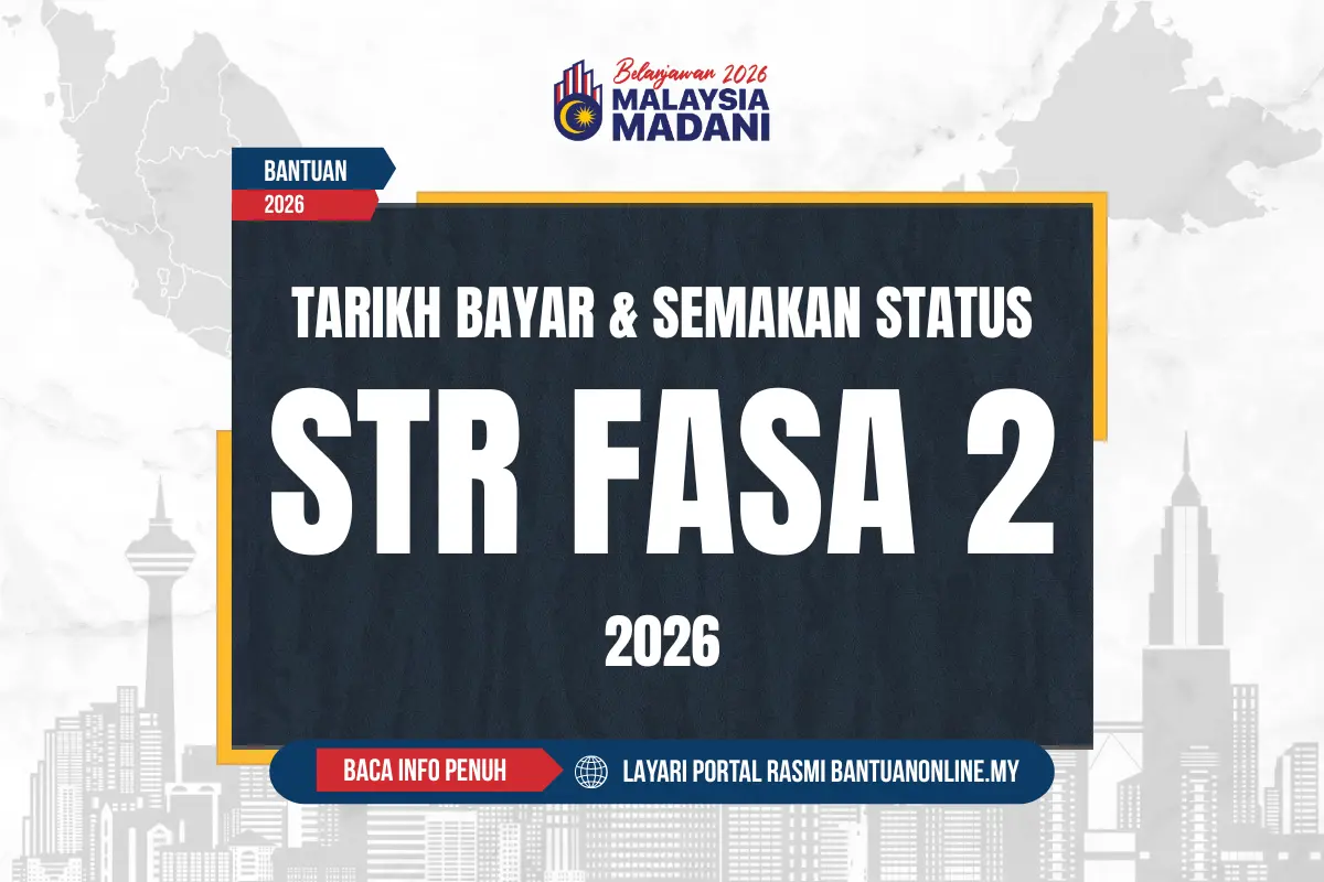 TARIKH WANG BANTUAN TUNAI STR 2026 DIBAYAR