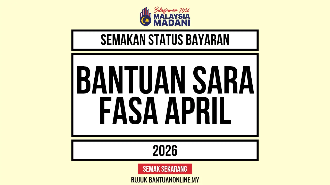 BAYARAN SARA APRIL 2026