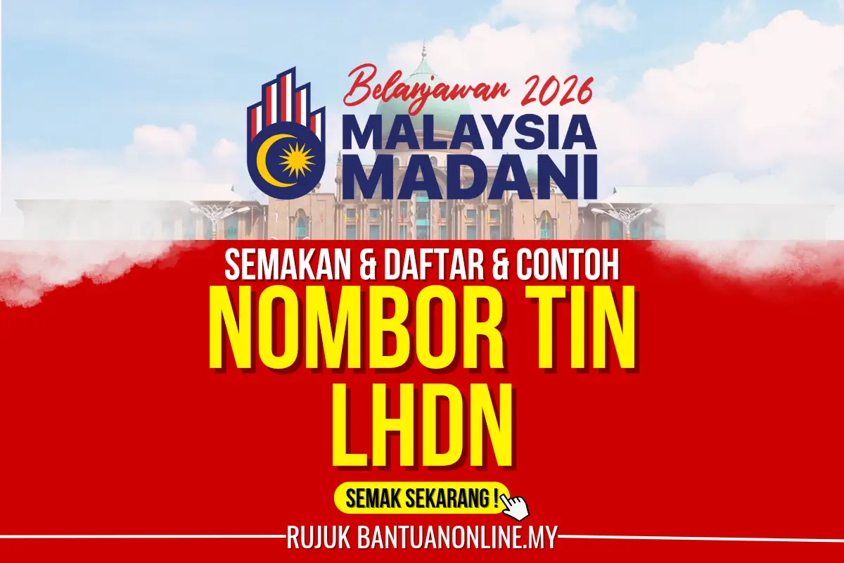 CONTOH NO TIN LHDN