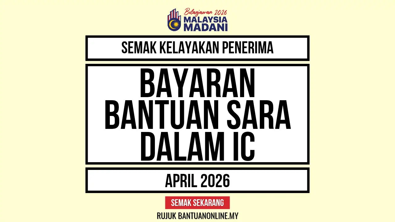 SEMAK BAYARAN SARA APRIL