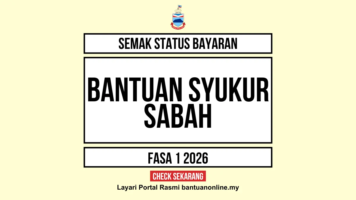 SEMAK BAYARAN SYUKUR SABAH