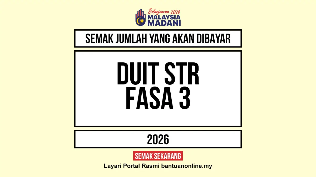 SEMAK DUIT STR 2026