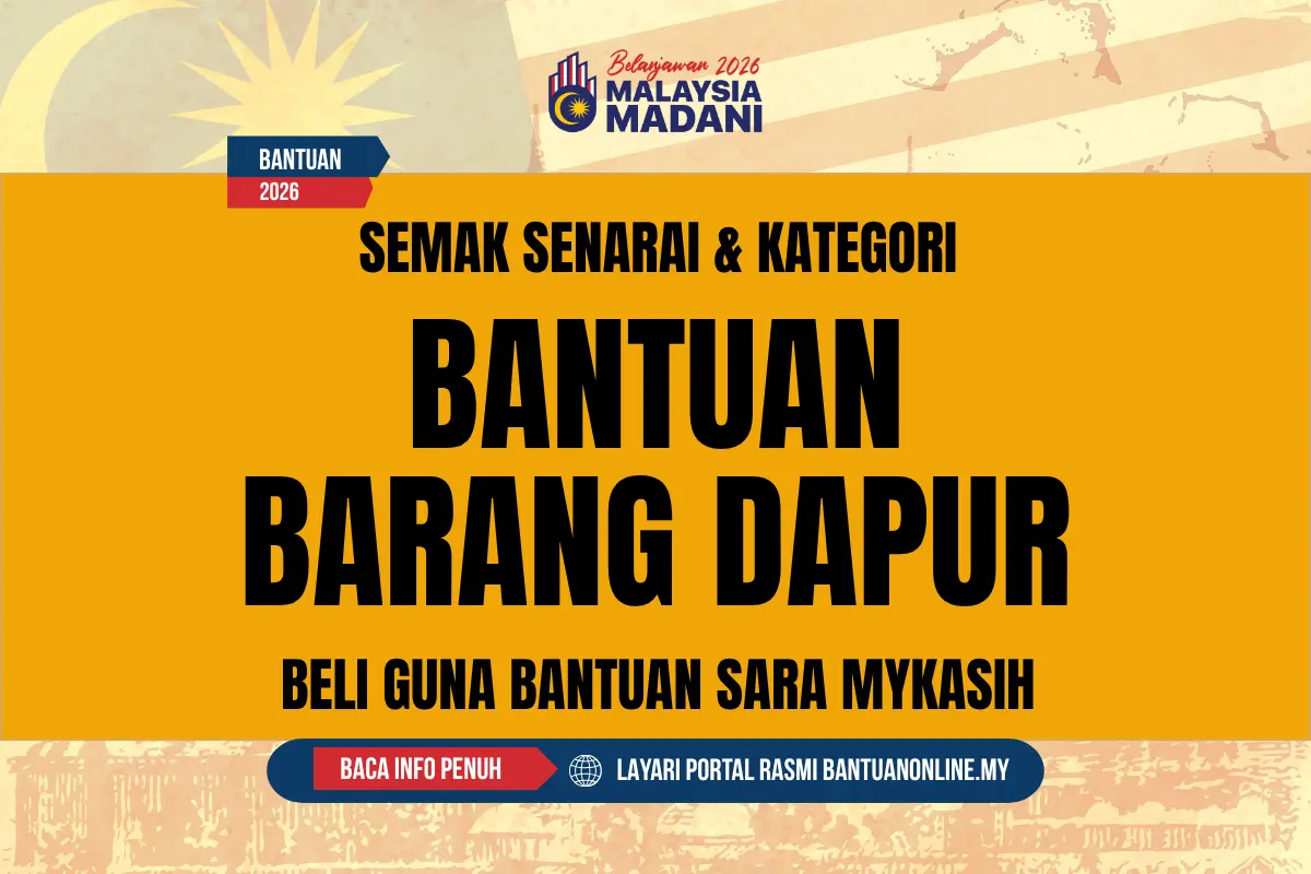 SEMAK SENARAI BARANG DAPUR