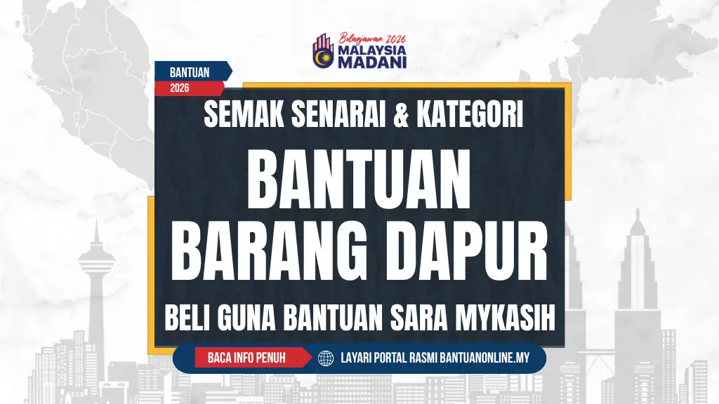 SEMAK SENARAI BARANG DAPUR