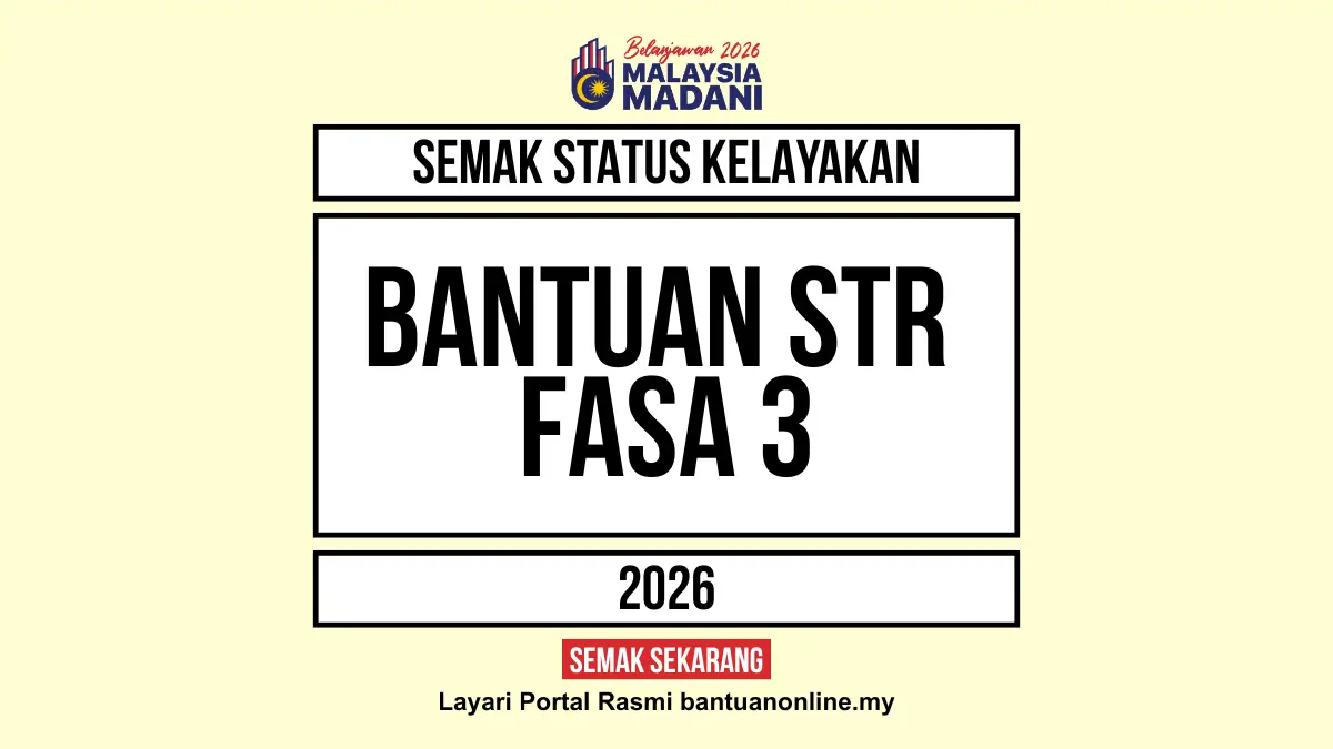 SEMAK STATUS STR 2026