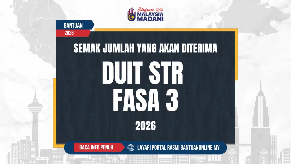 SEMAKAN DUIT STR 2026