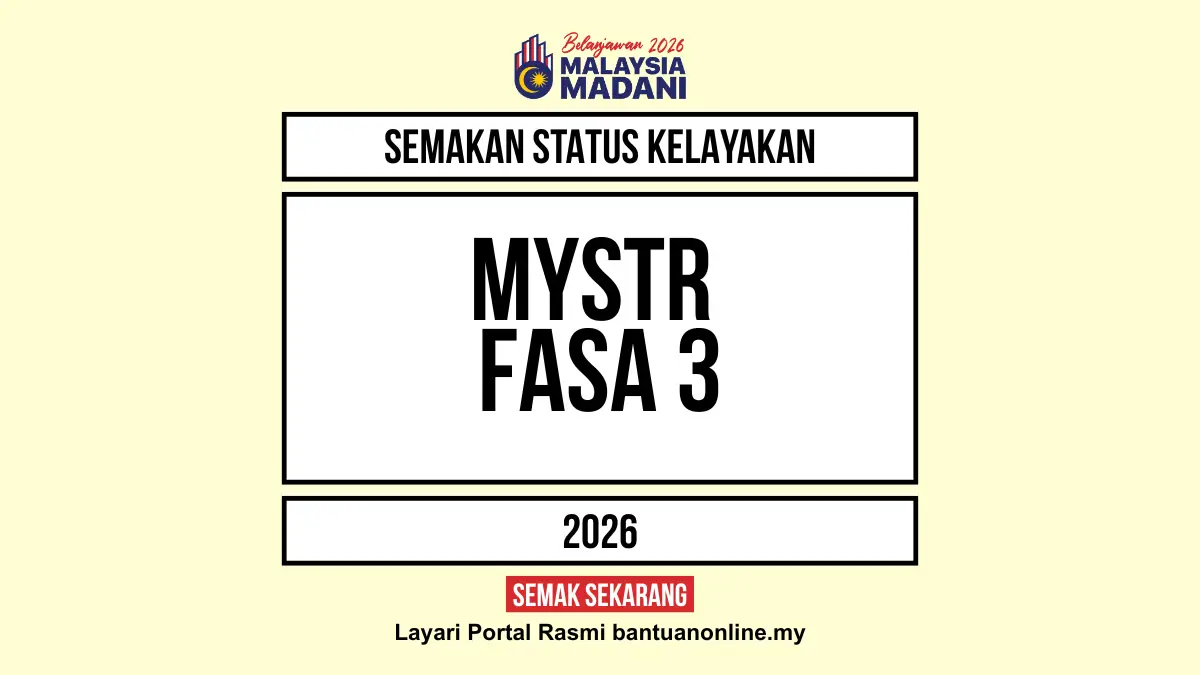 SEMAKAN MYSTR 2026