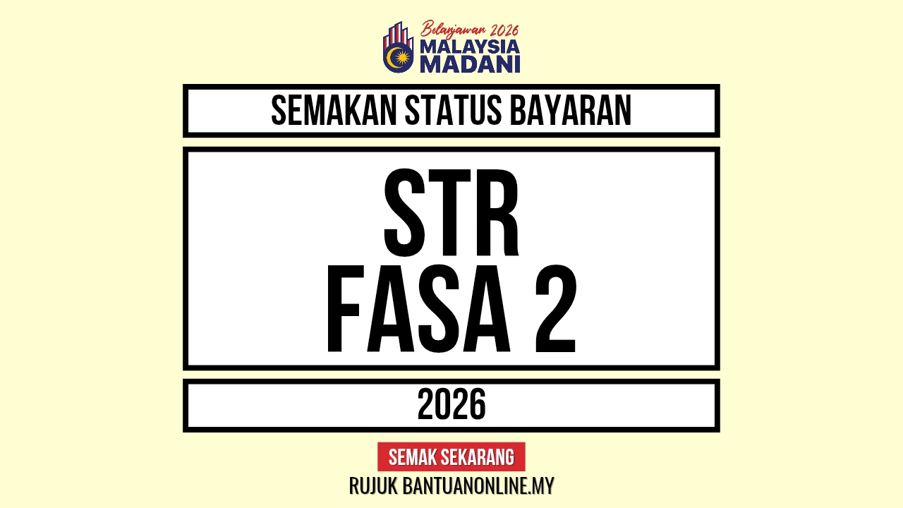 SEMAKAN STR 2026 STATUS