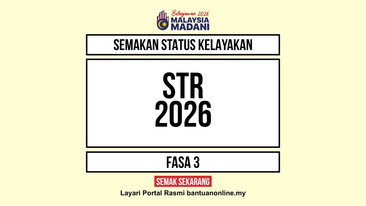 STR 2026 SEMAKAN