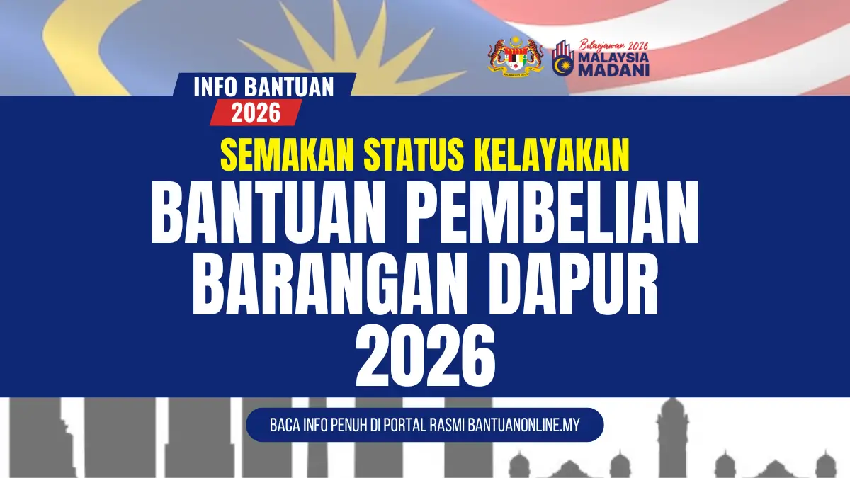 BANTUAN BARANGAN DAPUR 2026