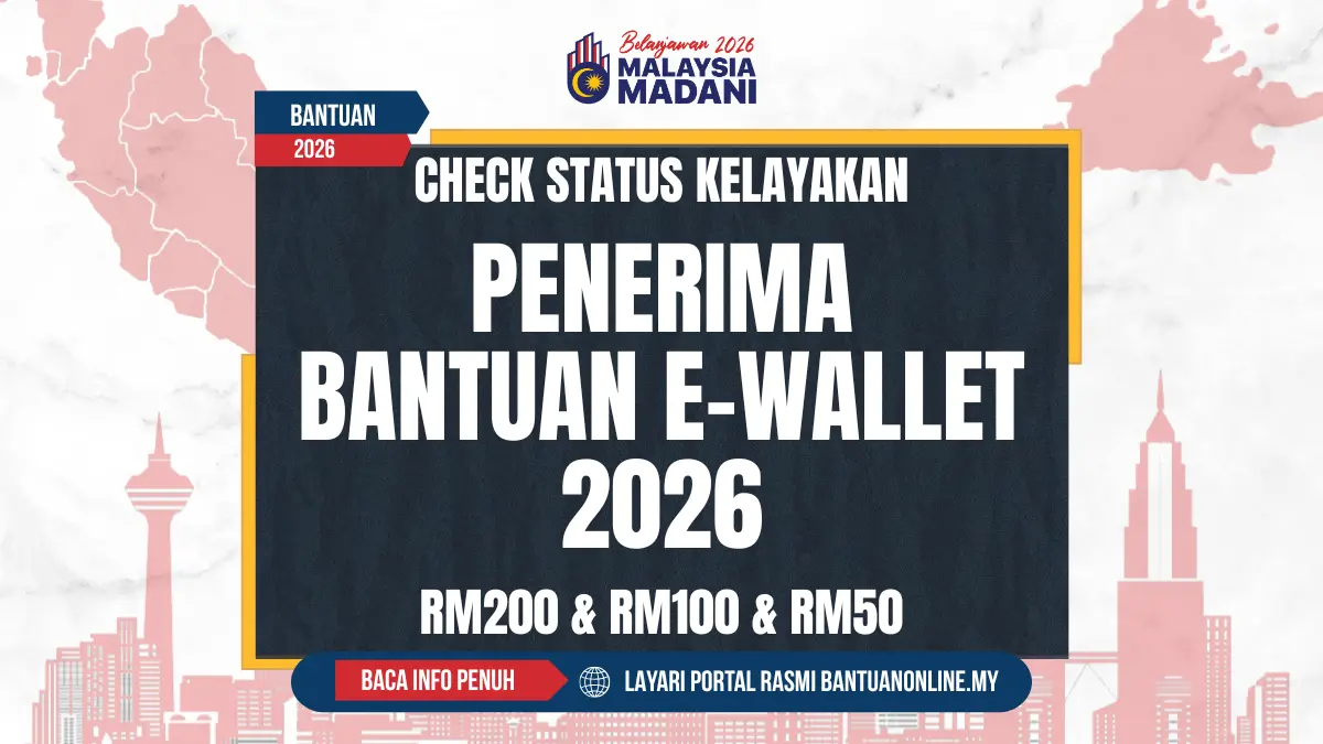 BANTUAN E WALLET TERKINI