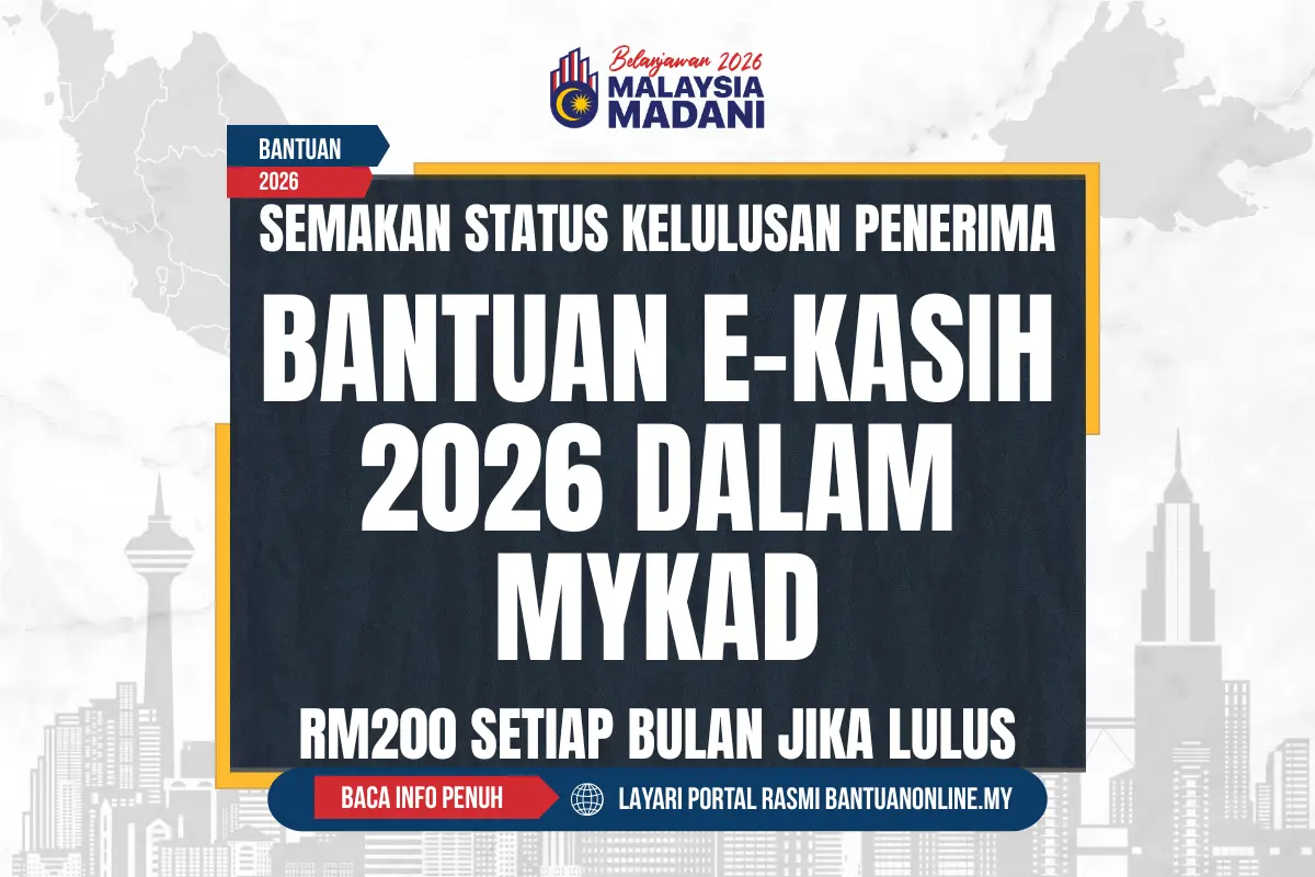 BANTUAN EKASIH 2026 RM200 BULANAN