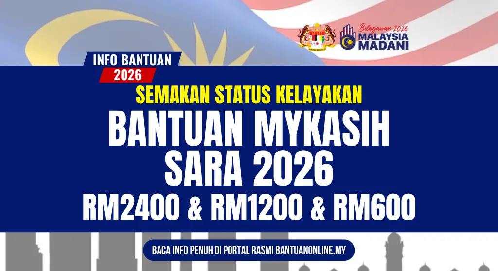 BANTUAN MYKASIH 2026 SEMAK STATUS