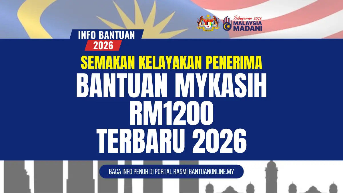 BANTUAN MYKASIH RM1200 2026