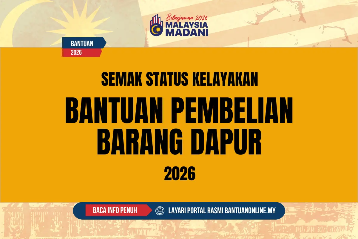 BANTUAN PEMBELIAN BARANG DAPUR