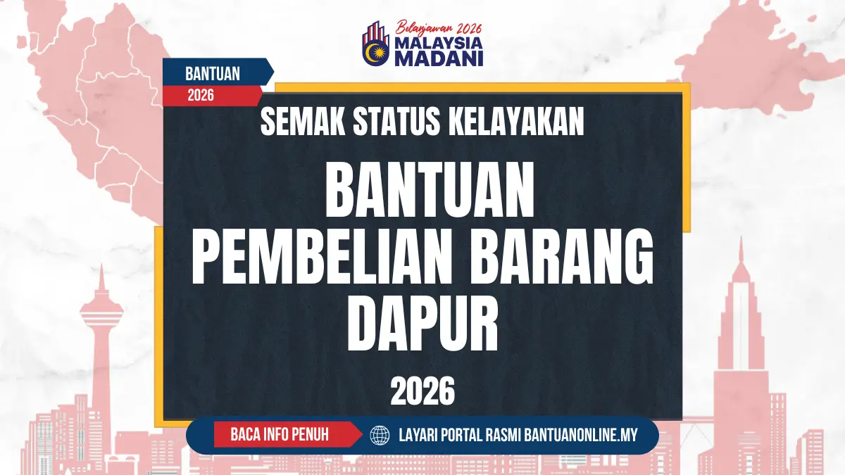 BANTUAN PEMBELIAN BARANG DAPUR