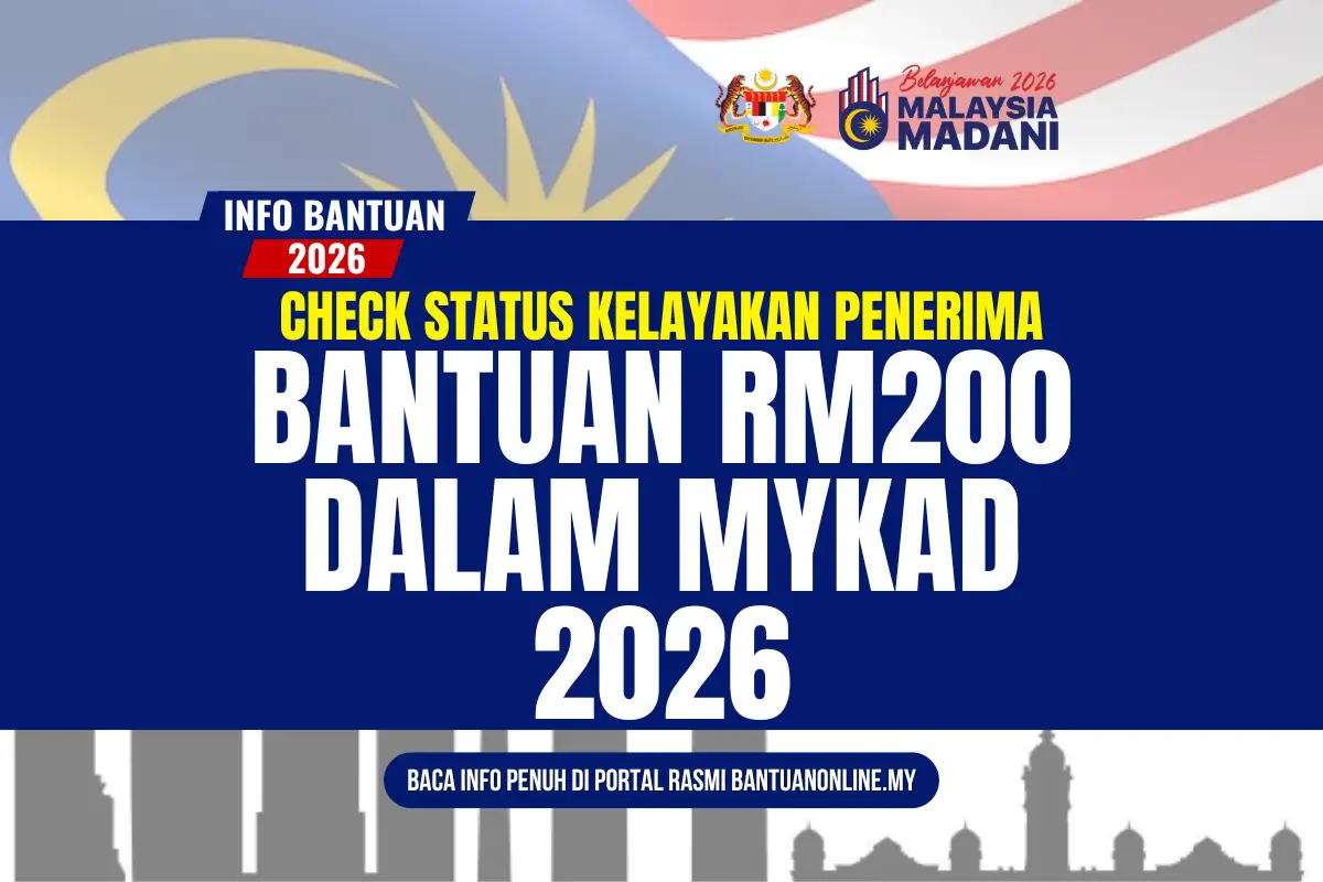BANTUAN RM200 DALAM MYKAD 2026