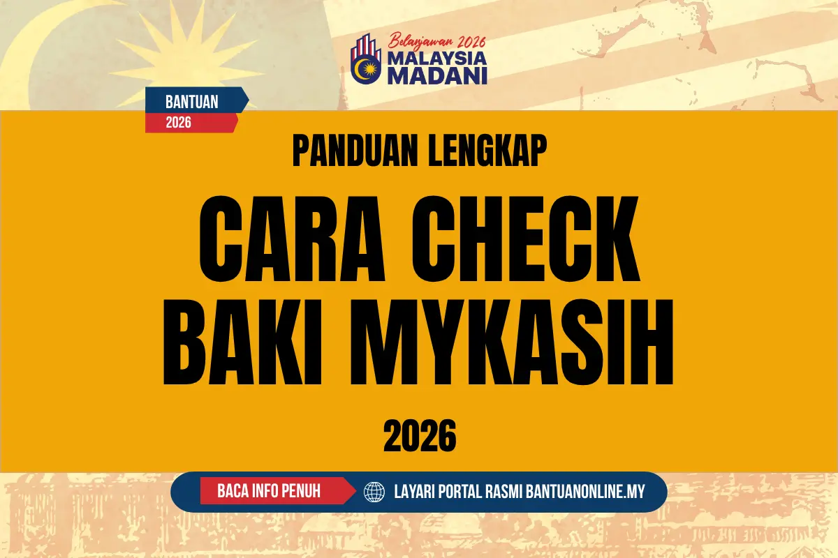 CHECK BAKI MYKASIH ONLINE 2026