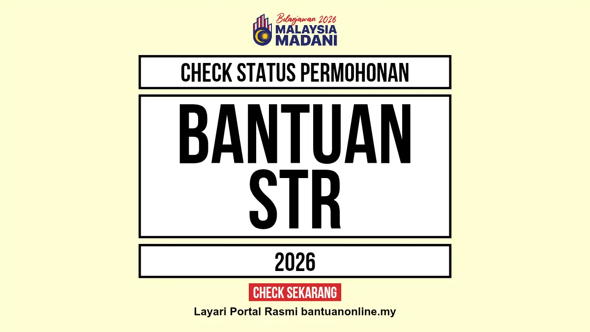 CHECK STATUS PERMOHONAN STR