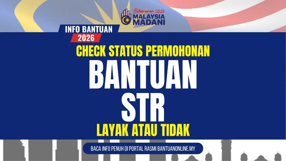 CHECK STATUS PERMOHONAN STR