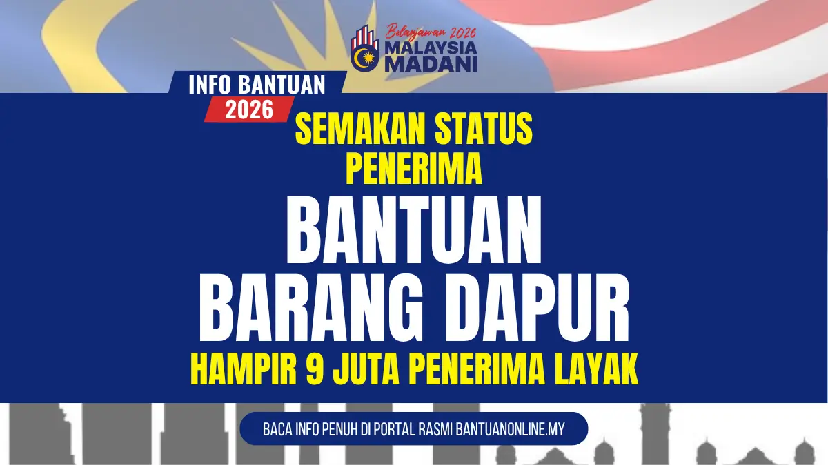 BANTUAN BARANGAN DAPUR 2026