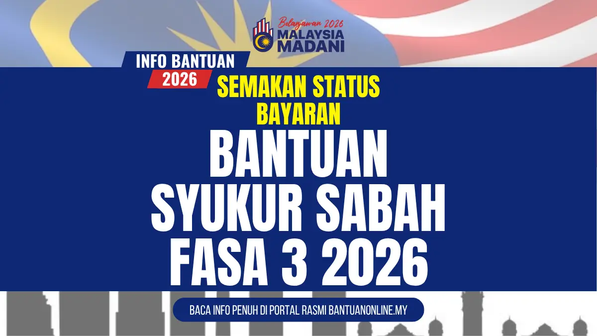 CEK BAYARAN SYUKUR SABAH