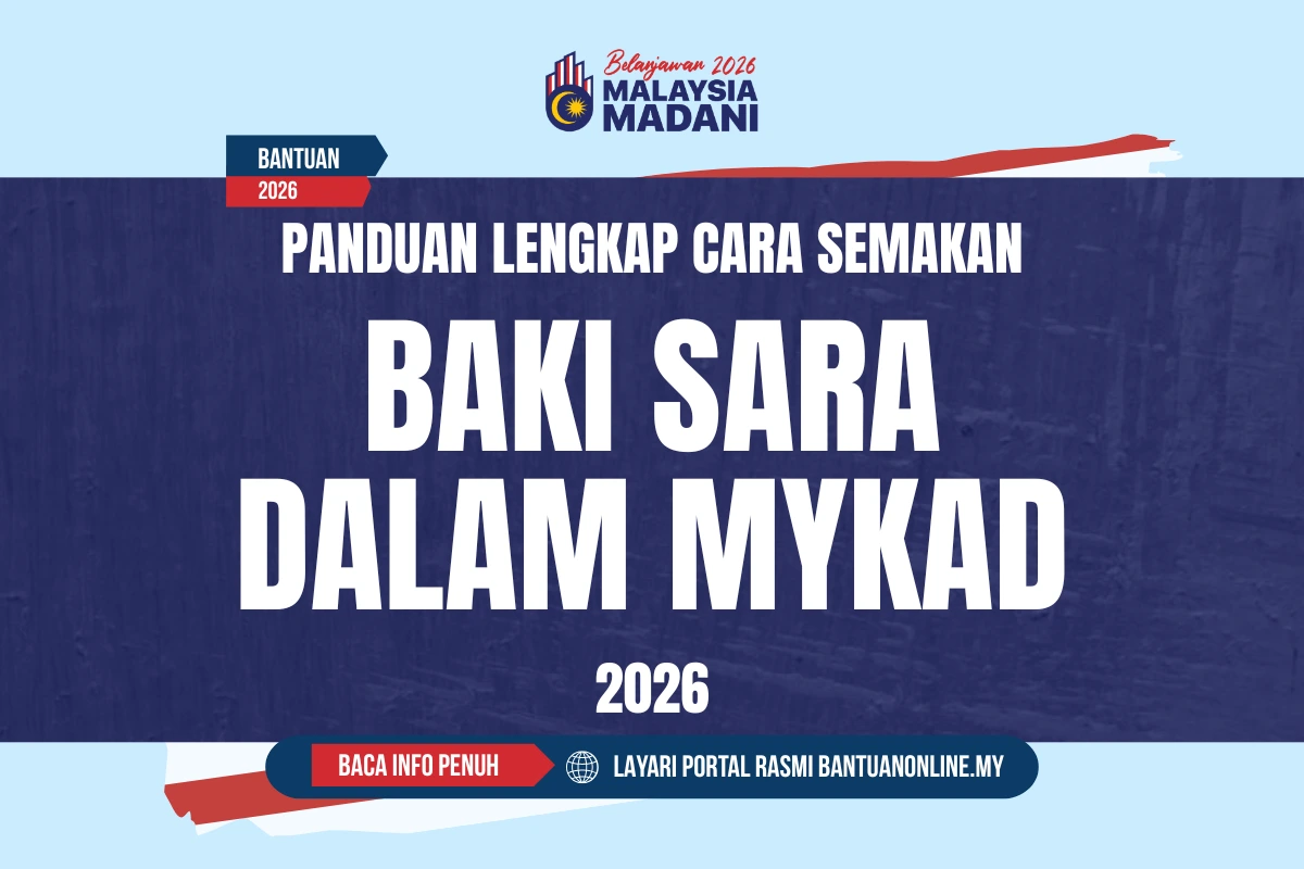 SEMAK BAKI SARA 2026