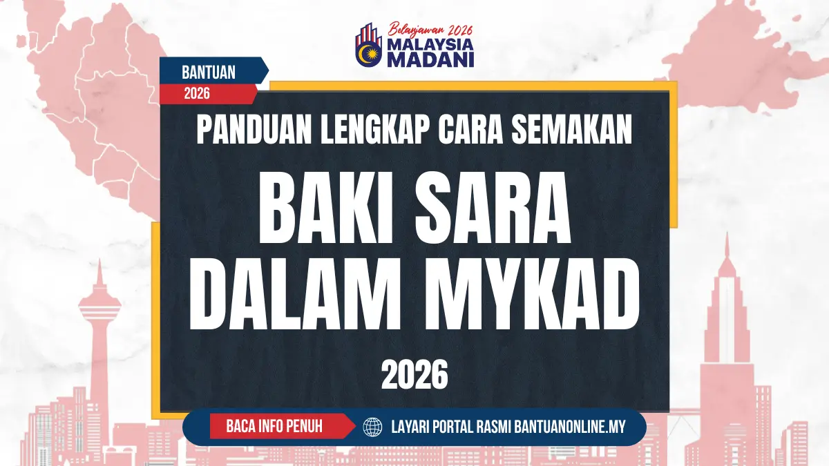 SEMAK BAKI SARA 2026