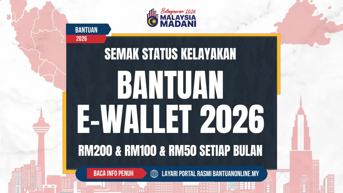 SEMAK BANTUAN E WALLET