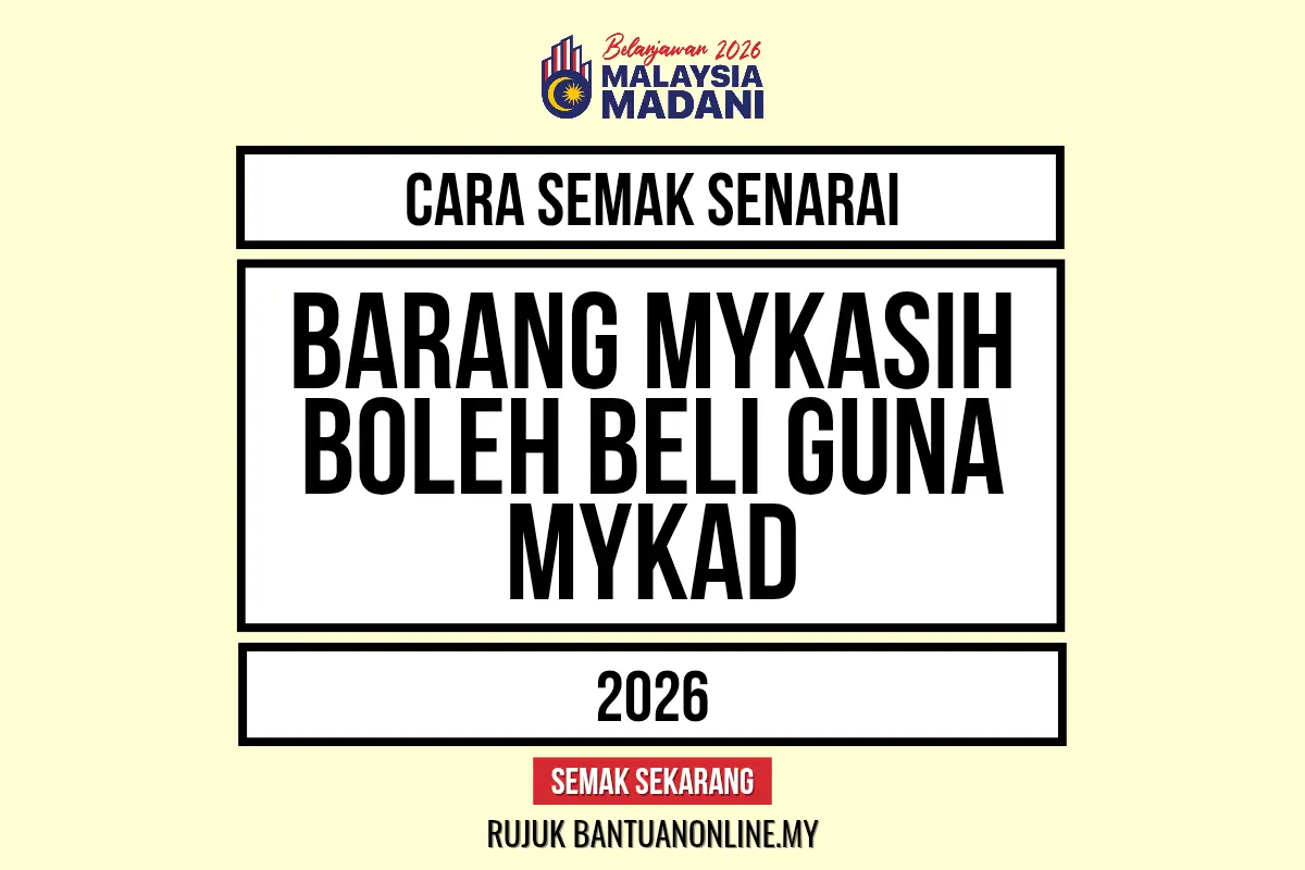 SEMAK BARANG MYKASIH