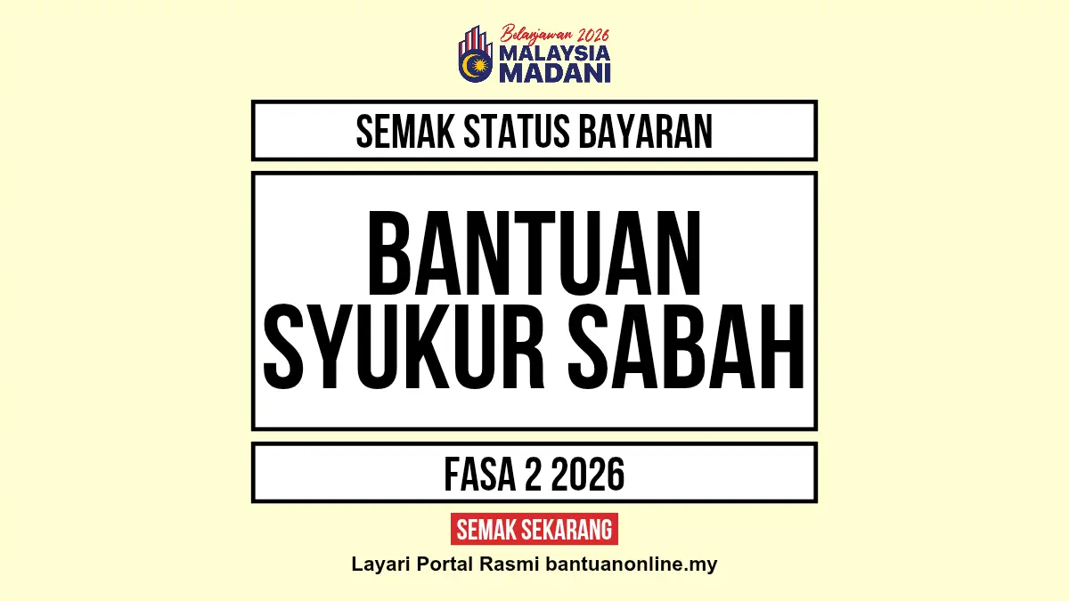 SEMAK BAYARAN BANTUAN SYUKUR